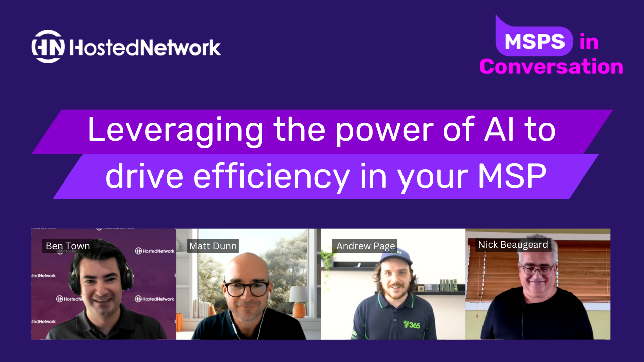 Leveraging the power of AI to drive efficiency in your MSP